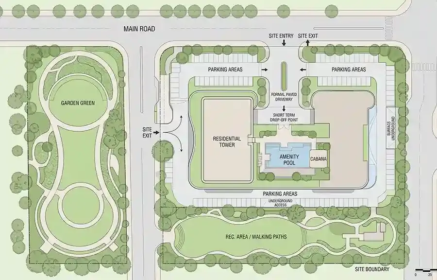 Arkade Ascend master plan layout